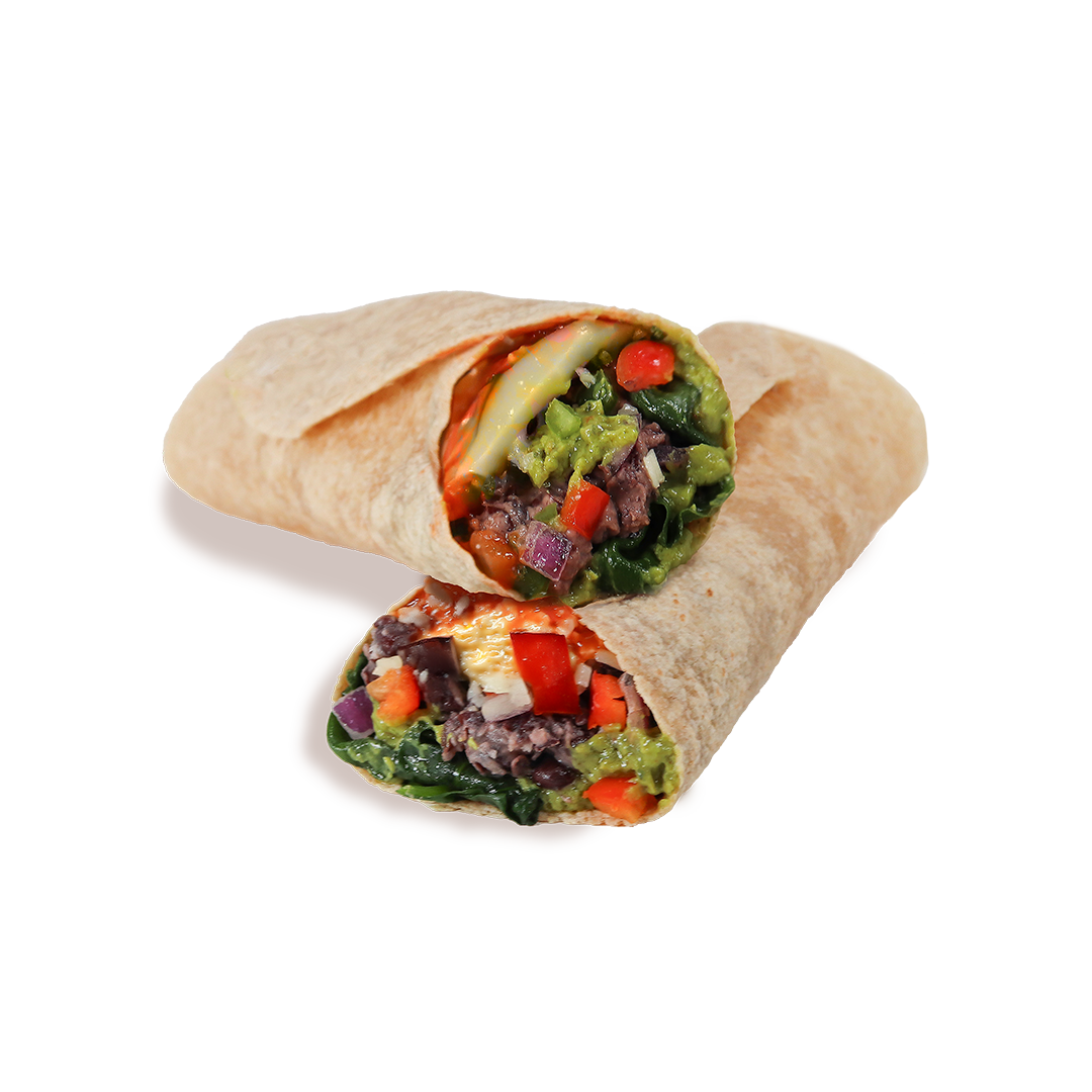 Guacamole Black Bean Wrap